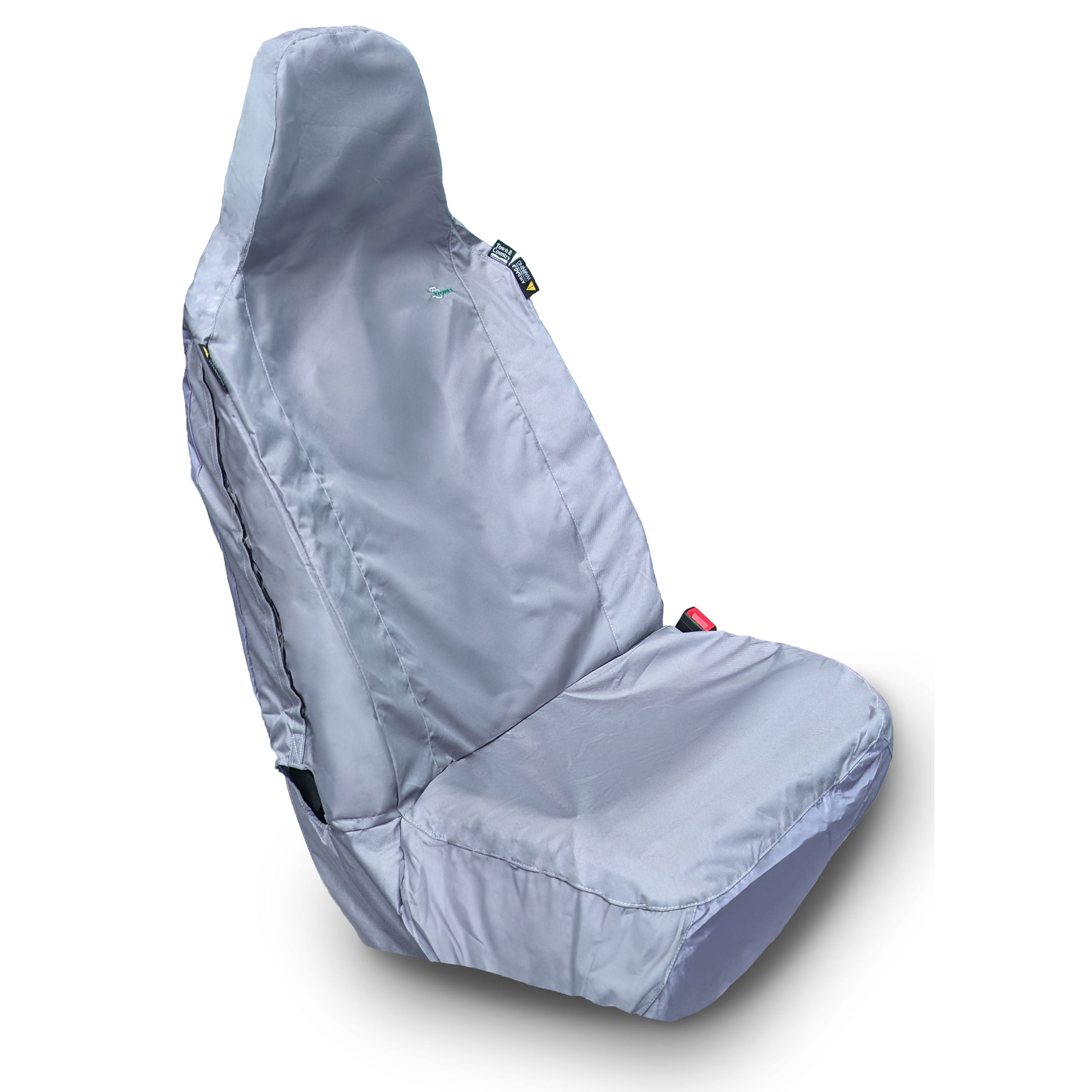 Grey universal single seat cover