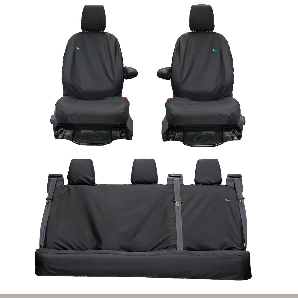 Ford Transit Custom (2013 - 2023) Seat Covers (Full Set With Single Passenger)