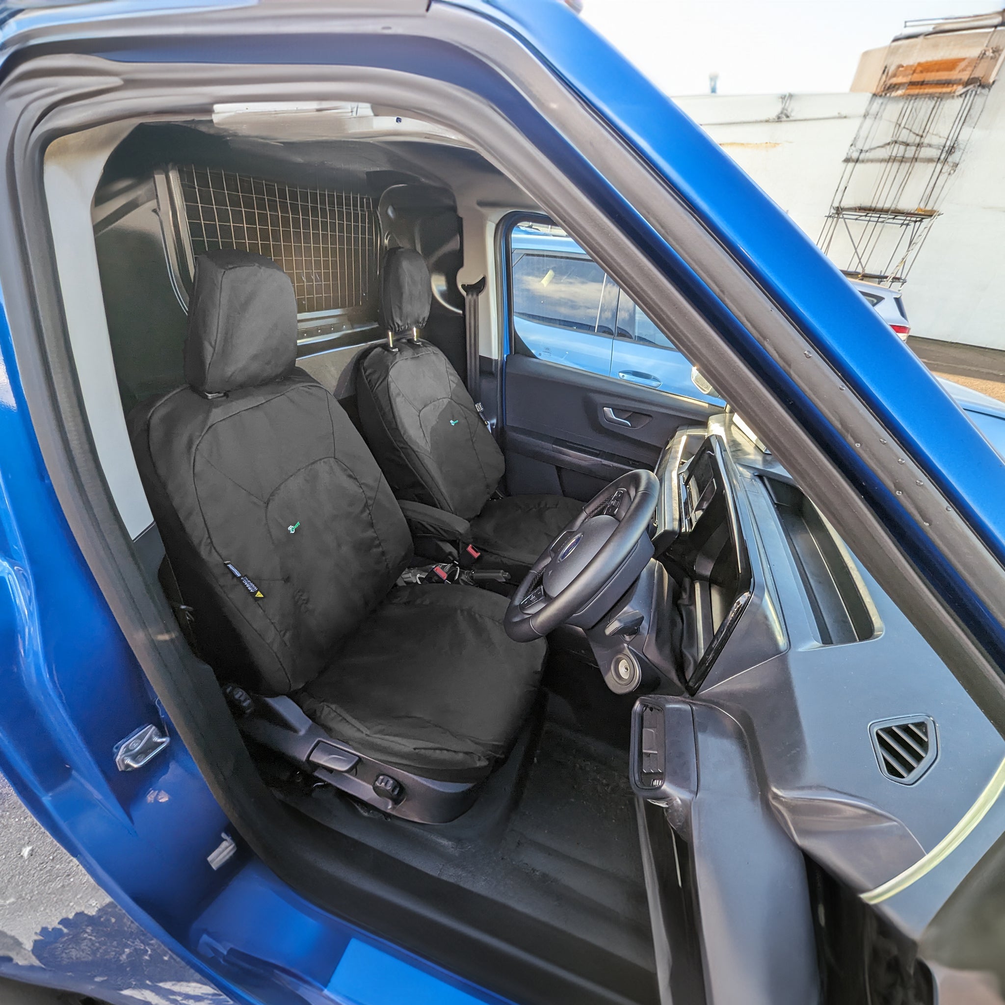 Ford Transit Courier Passenger Seat Cover (2023+) in vehicle