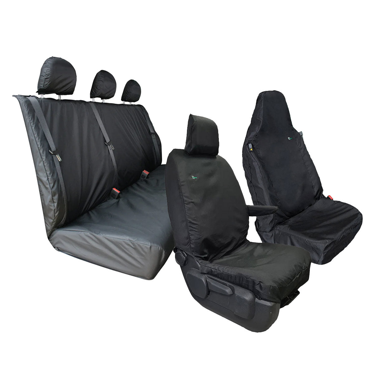 Citroen Dispatch Seat Covers (2016+) - Driver, Single Passenger and Rear Seat Cover Full Set