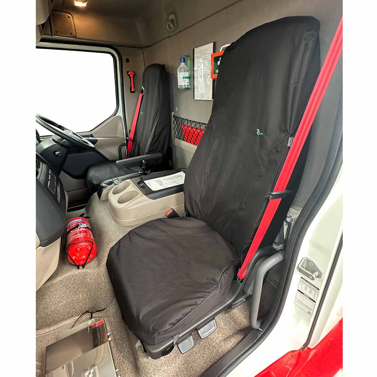DAF XB - Passenger Seat Cover - Black