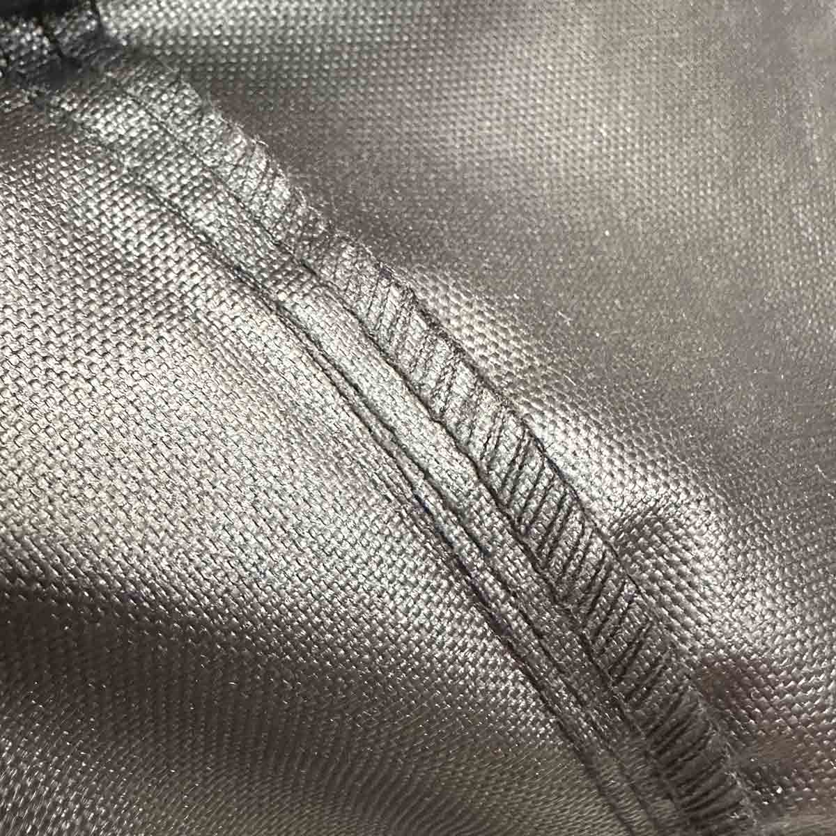 Seat cover overlocked seams