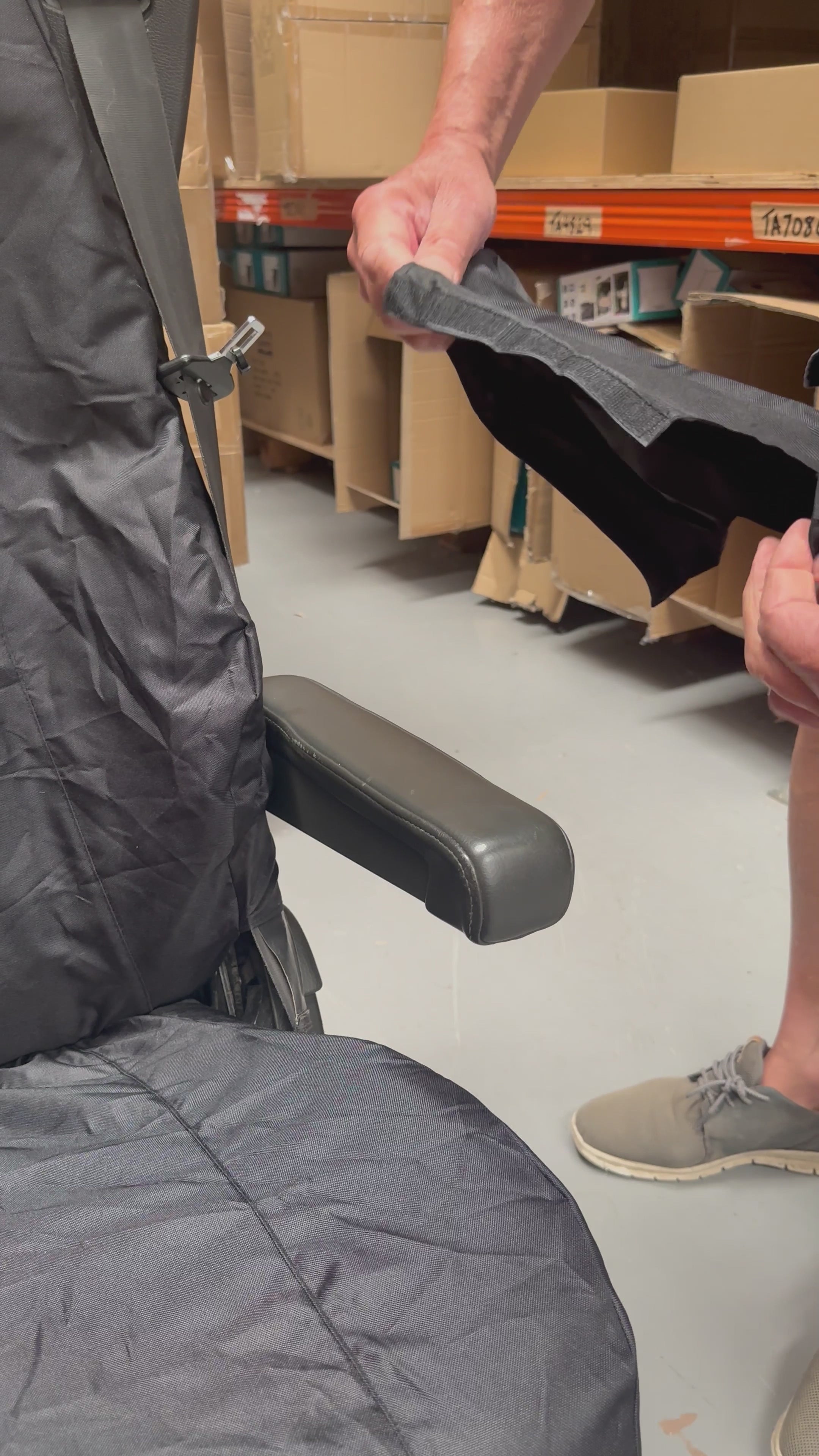 Volvo FM Armrest Installation