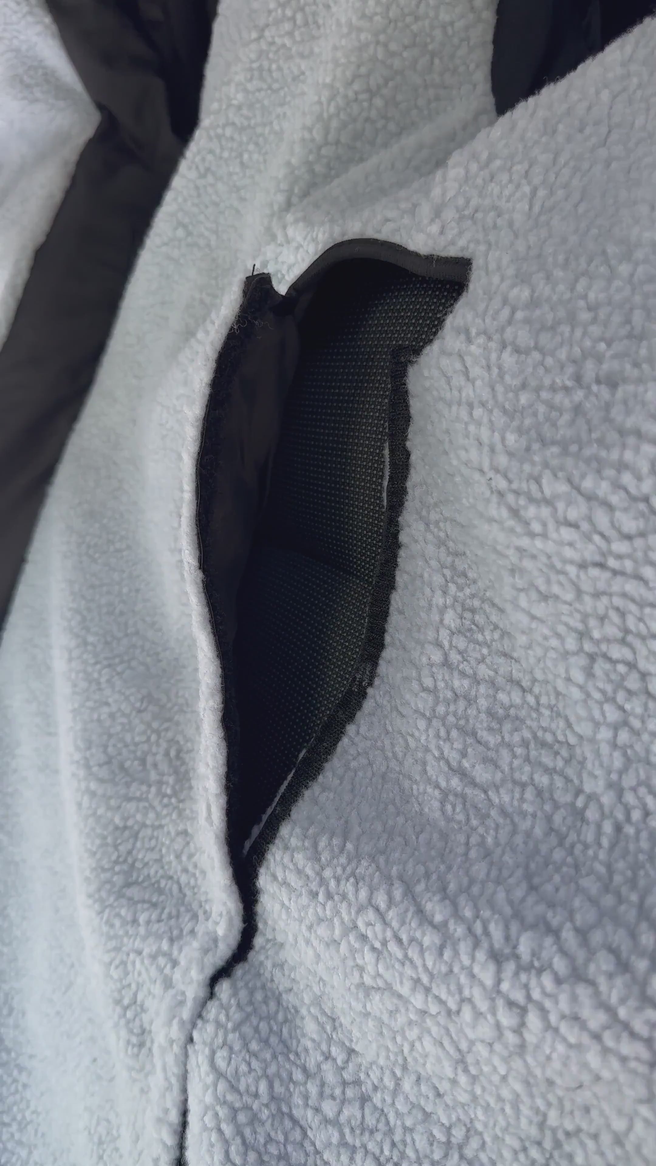 Seat Cover hook and loop fastenings