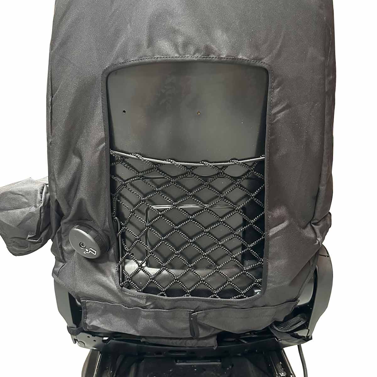 Tailored High Back Seat Cover Rear Storage