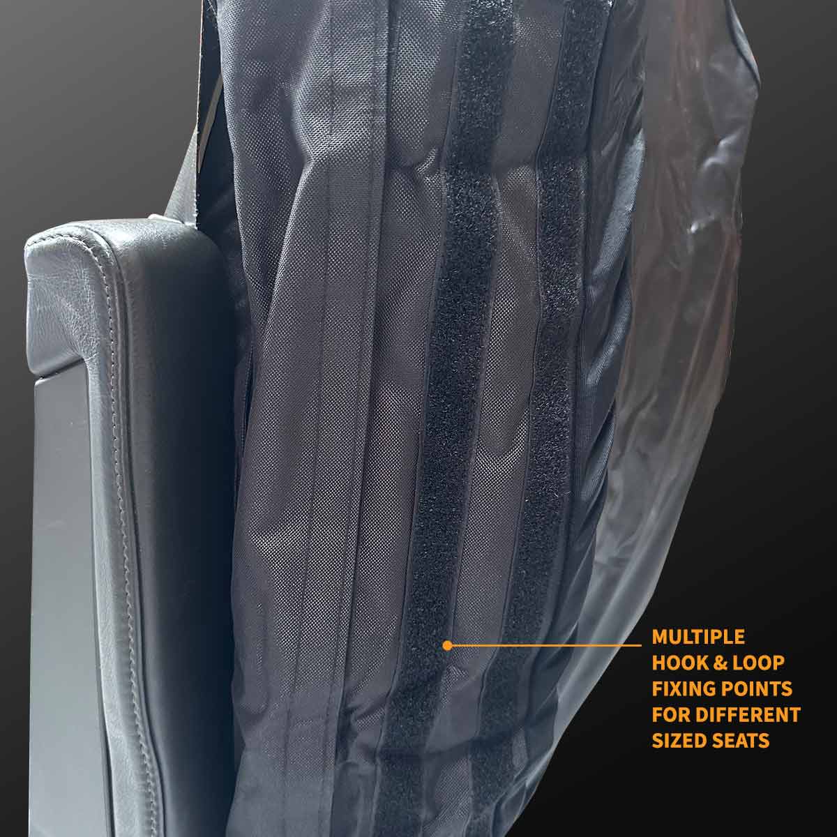 Universal high back Truck seat cover fixing points