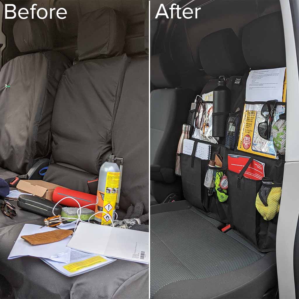 Van Front Seat Organiser & Storage