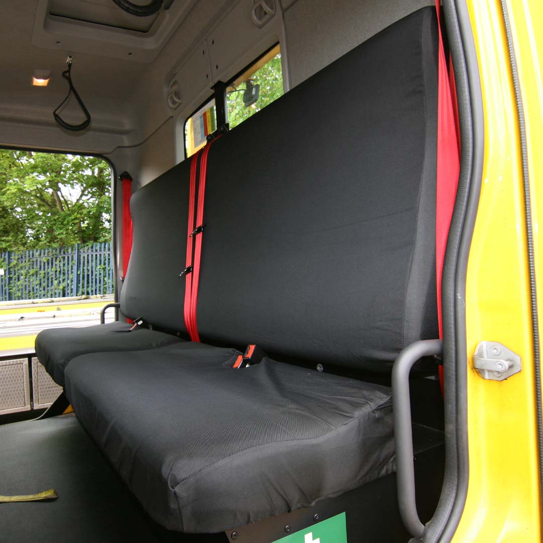 Renault D Range 4 Seat Rear Seat Cover - Black