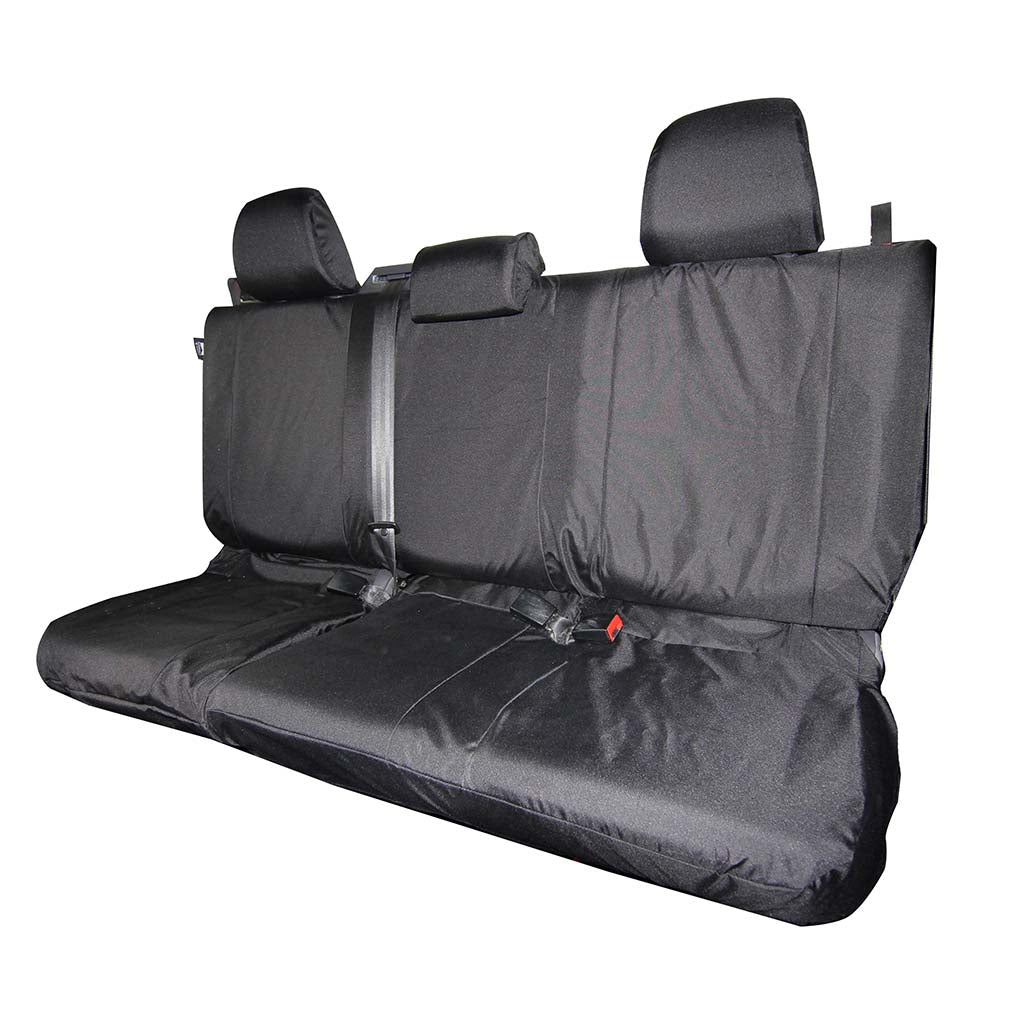 VW Amarok Black rear seat covers