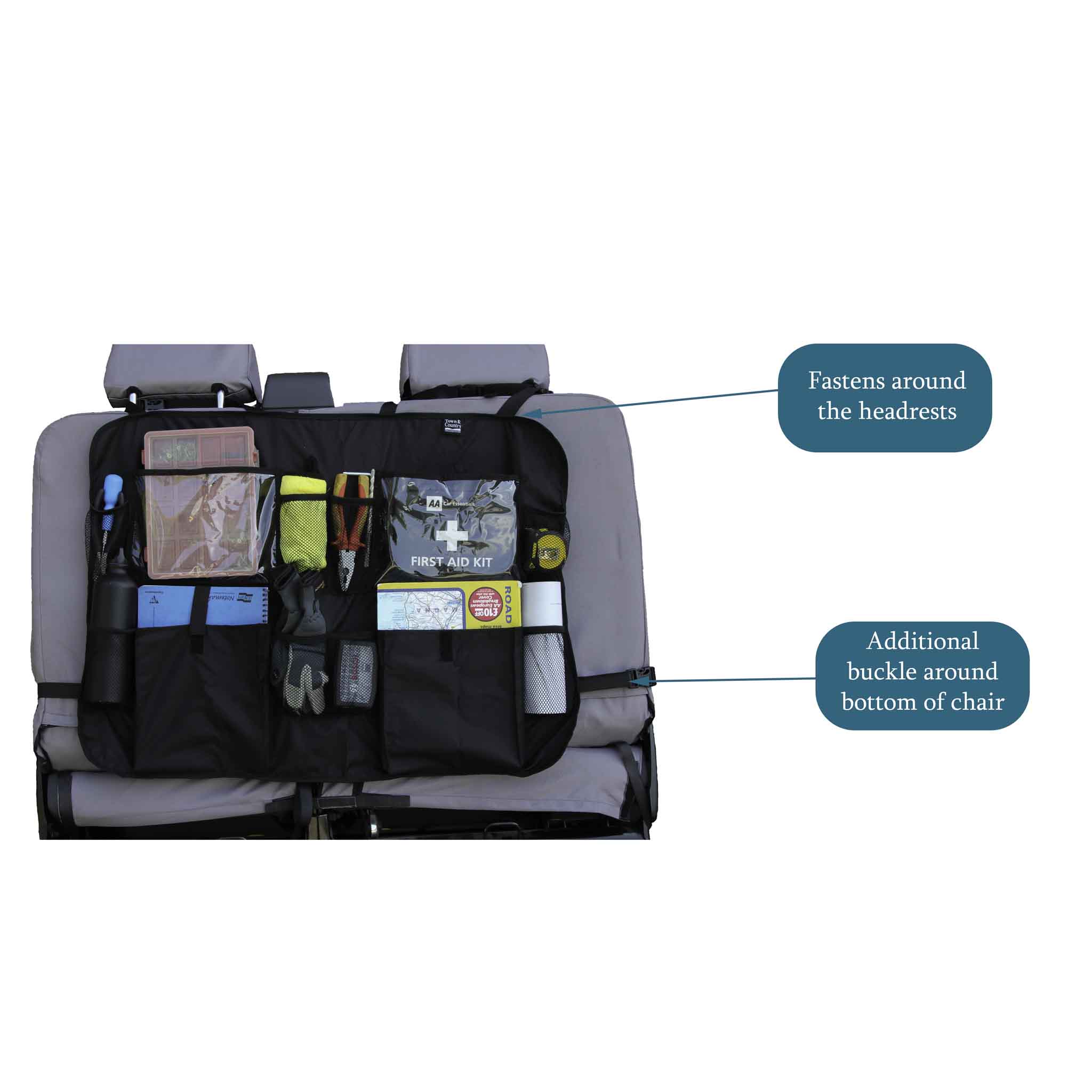Van Front Seat Organiser & Storage
