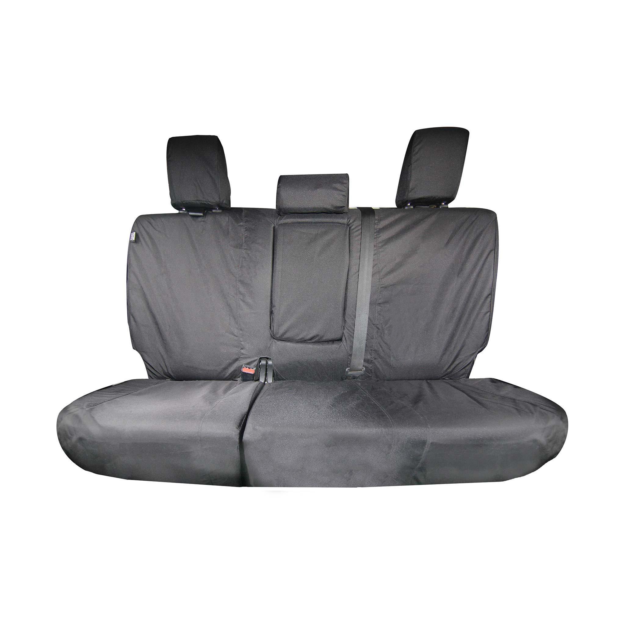 Toyota Hilux Black Rear Seat Covers