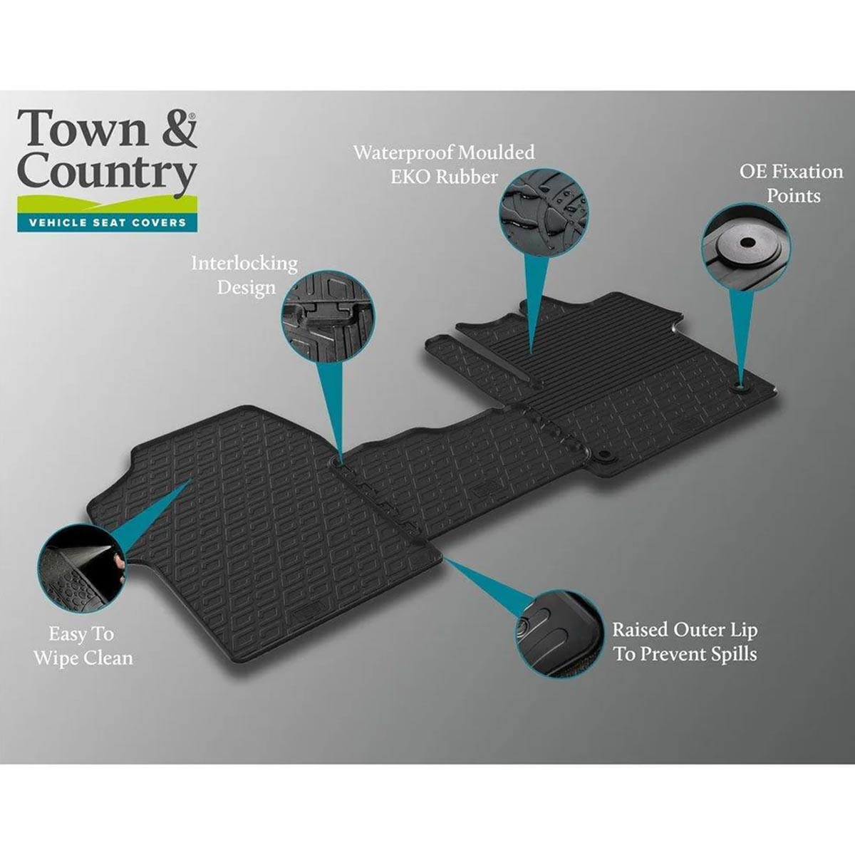 Ford Transit Custom Floor Mats (2024+)