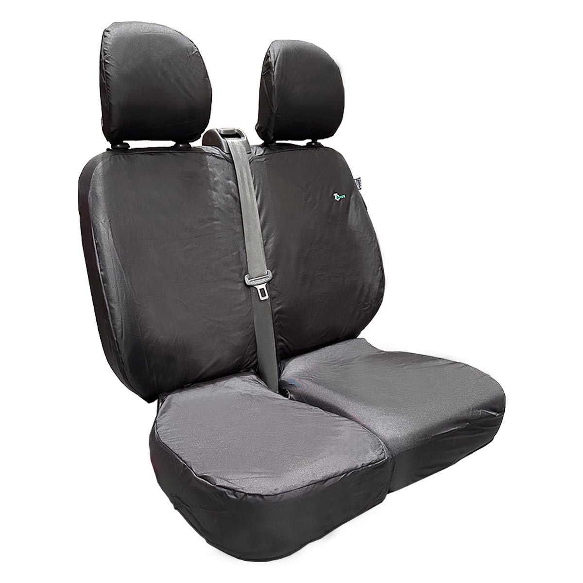Renault Trafic Seat Covers (2014 Onwards) Fixed Backrest With Under Seat Storage - TV03BLK