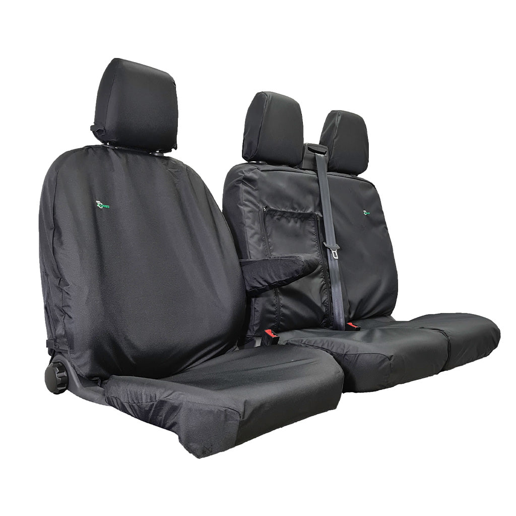 Ford Transit Custom Front Set Seat Covers (With Double Passenger)