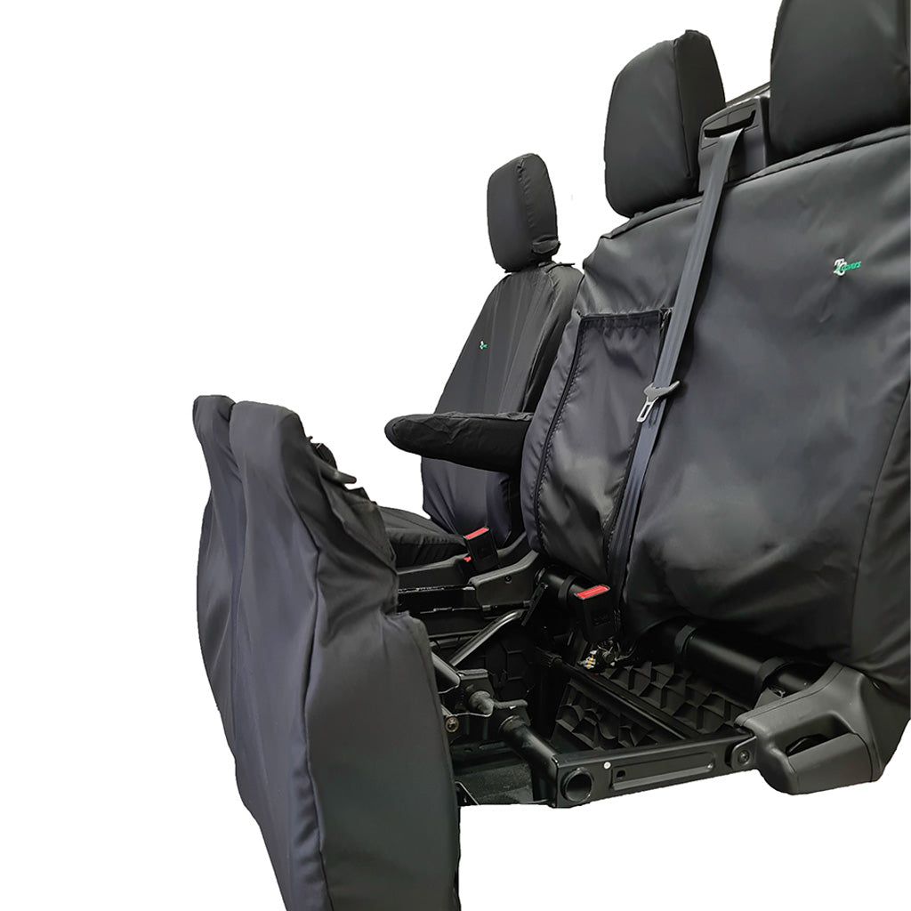 Ford Transit Custom Front Set Seat Covers (With Double Passenger)
