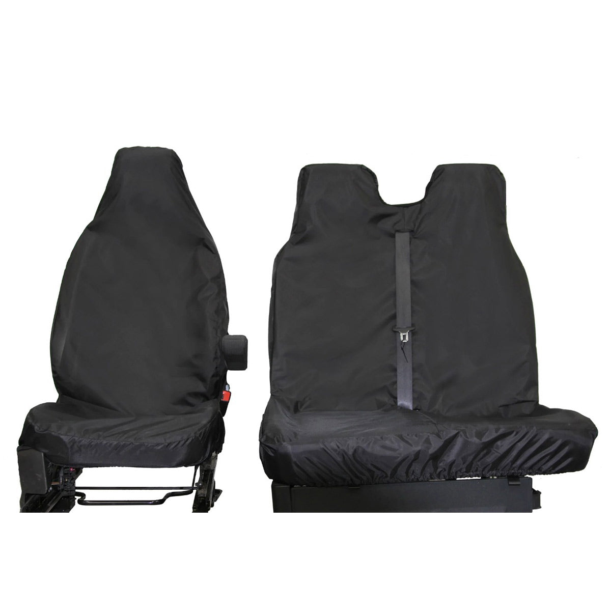 Driver & Double Passenger Van Seat Cover Set