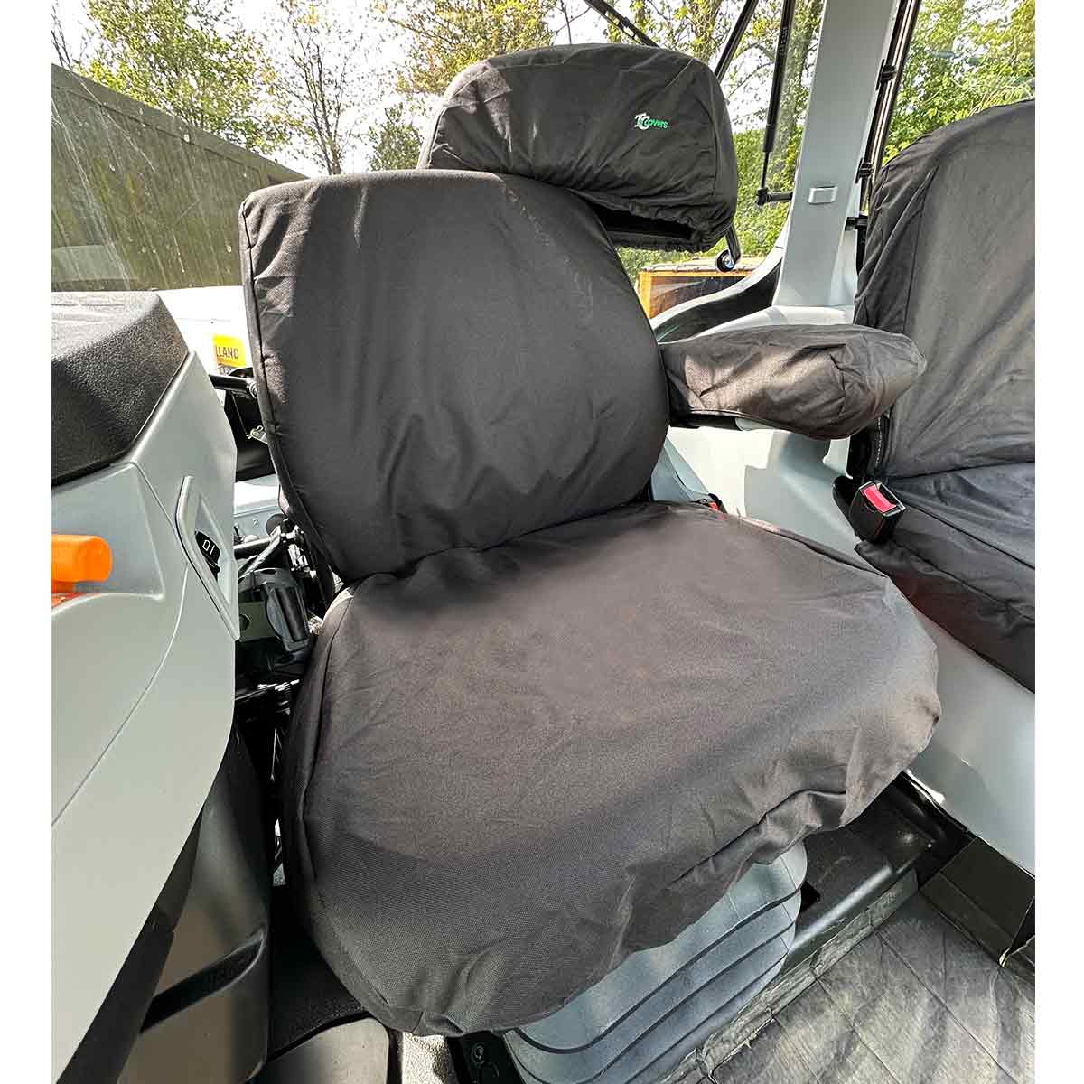 Grammer Maximo Dynamic Plus Tractor Seat Cover - Black