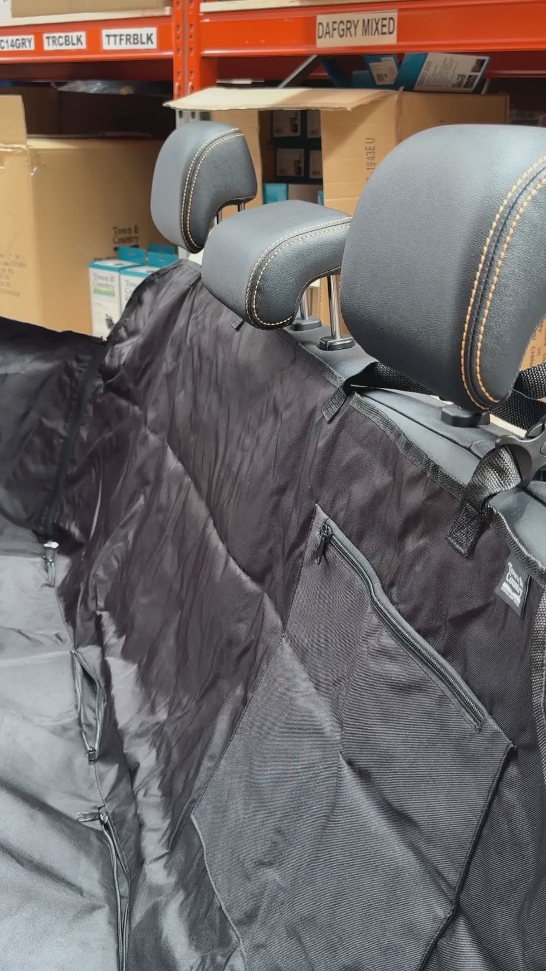 Dog Vehicle Hammock Pocket Storage