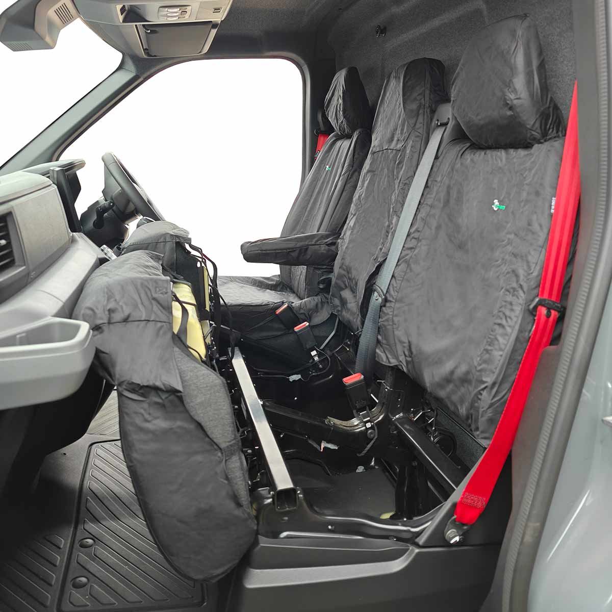 Renault Master Seat Covers with folding base cushions