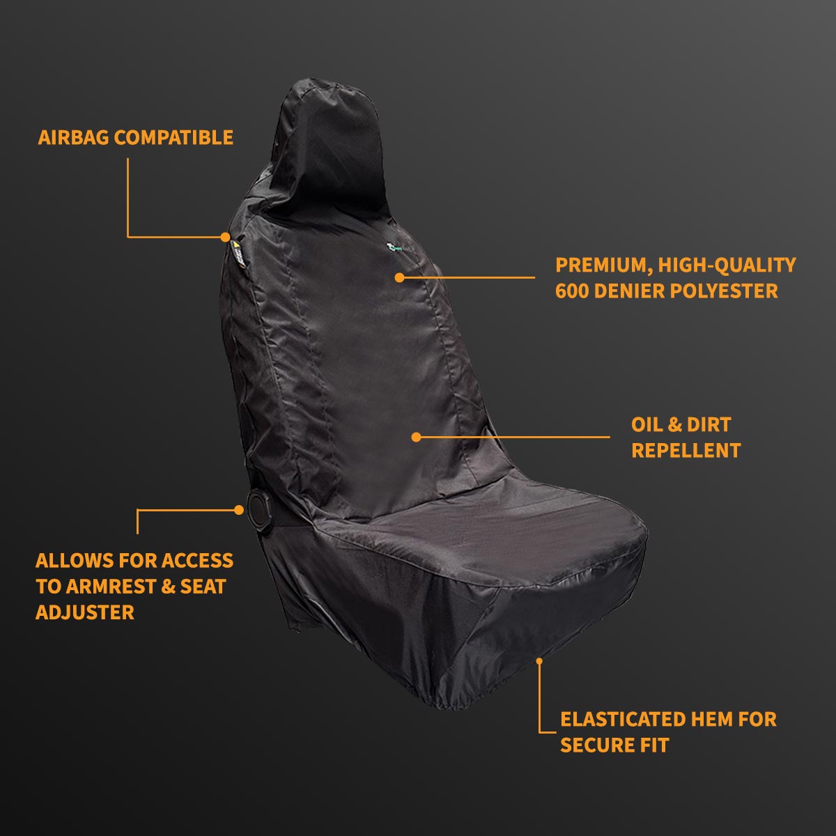 Town & Country Covers seat cover features