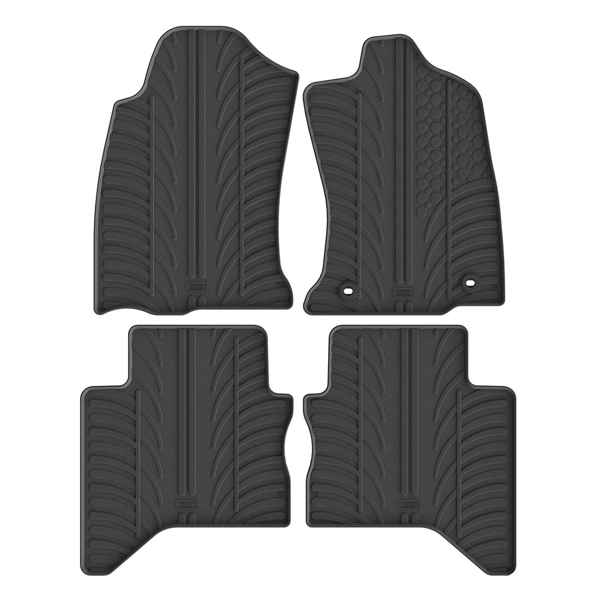 Toyota Hilux Floor Mats 2023+ Front & Rear Set