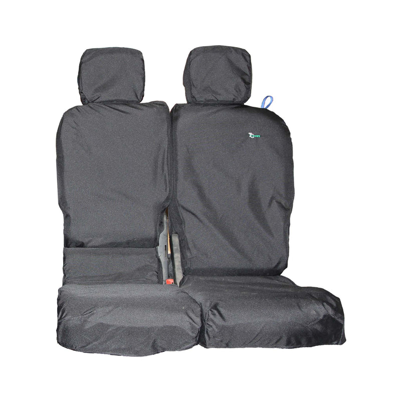 Citroen Berlingo Front Seat Covers With 'Berlingo' Embroidery – 2018+, 3-Seat Bench, UK Custom Covers