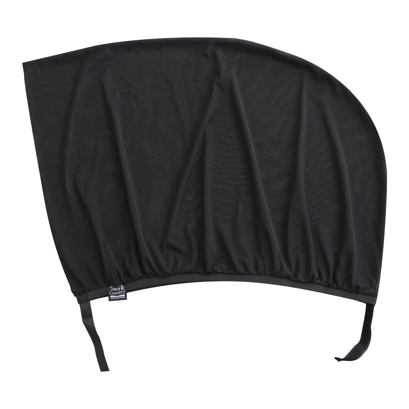 Car sunshade on white background