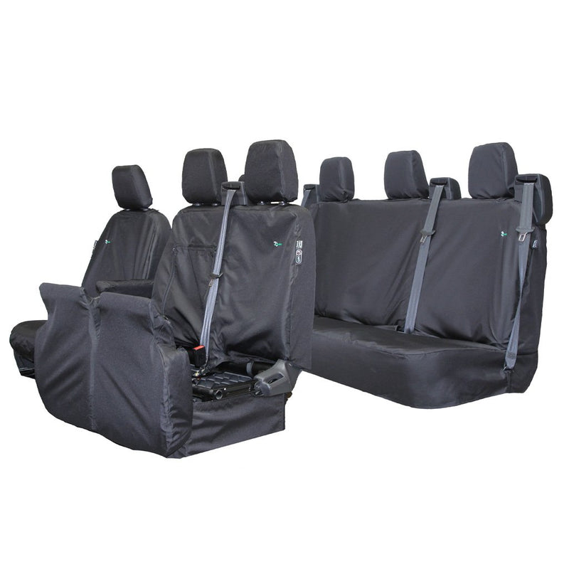 Transit Custom Seat Covers Including Rear with seat up