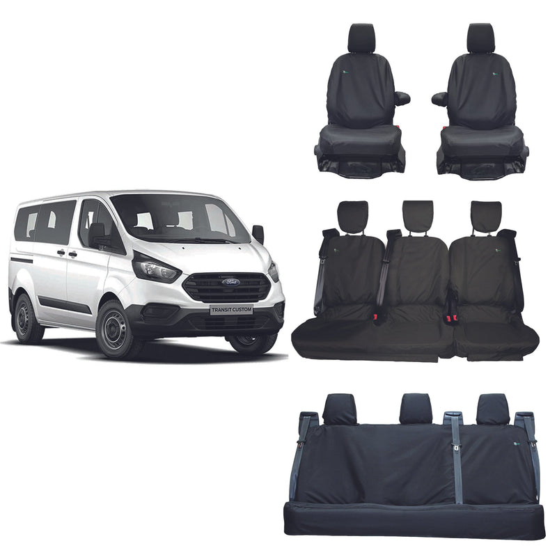 WATERPROOF Ford Transit Custom Tourneo KOMBI Seat Covers Town & Country –  Protective Seat Covers