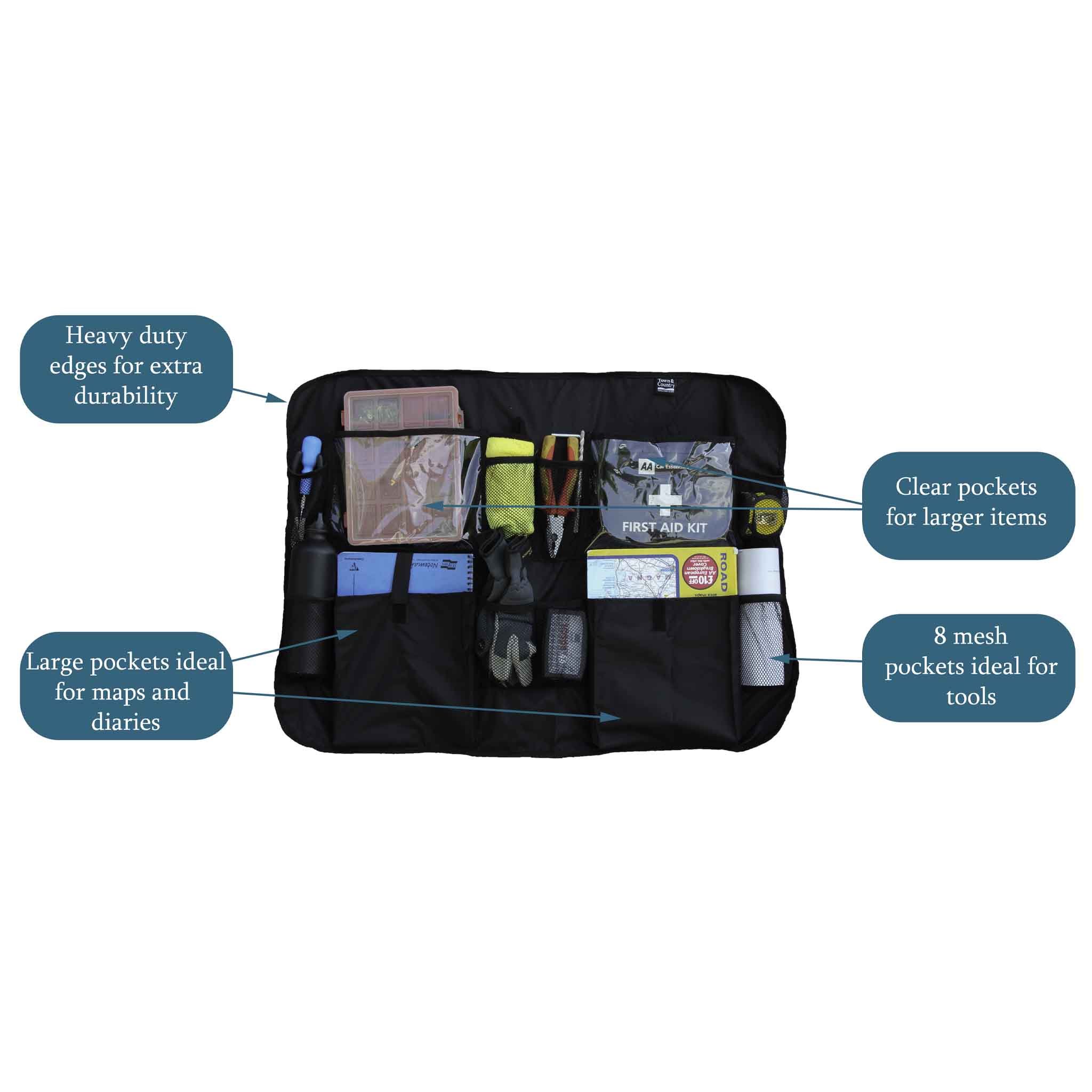 Van Seat Organiser & Storage for Paperwork