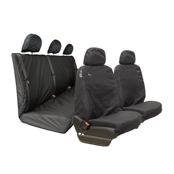 Tailored Waterproof Seat Covers For Mercedes Sprinter Van (2025 On) – Front Seats, Black, 600D Fabric, RHD Only